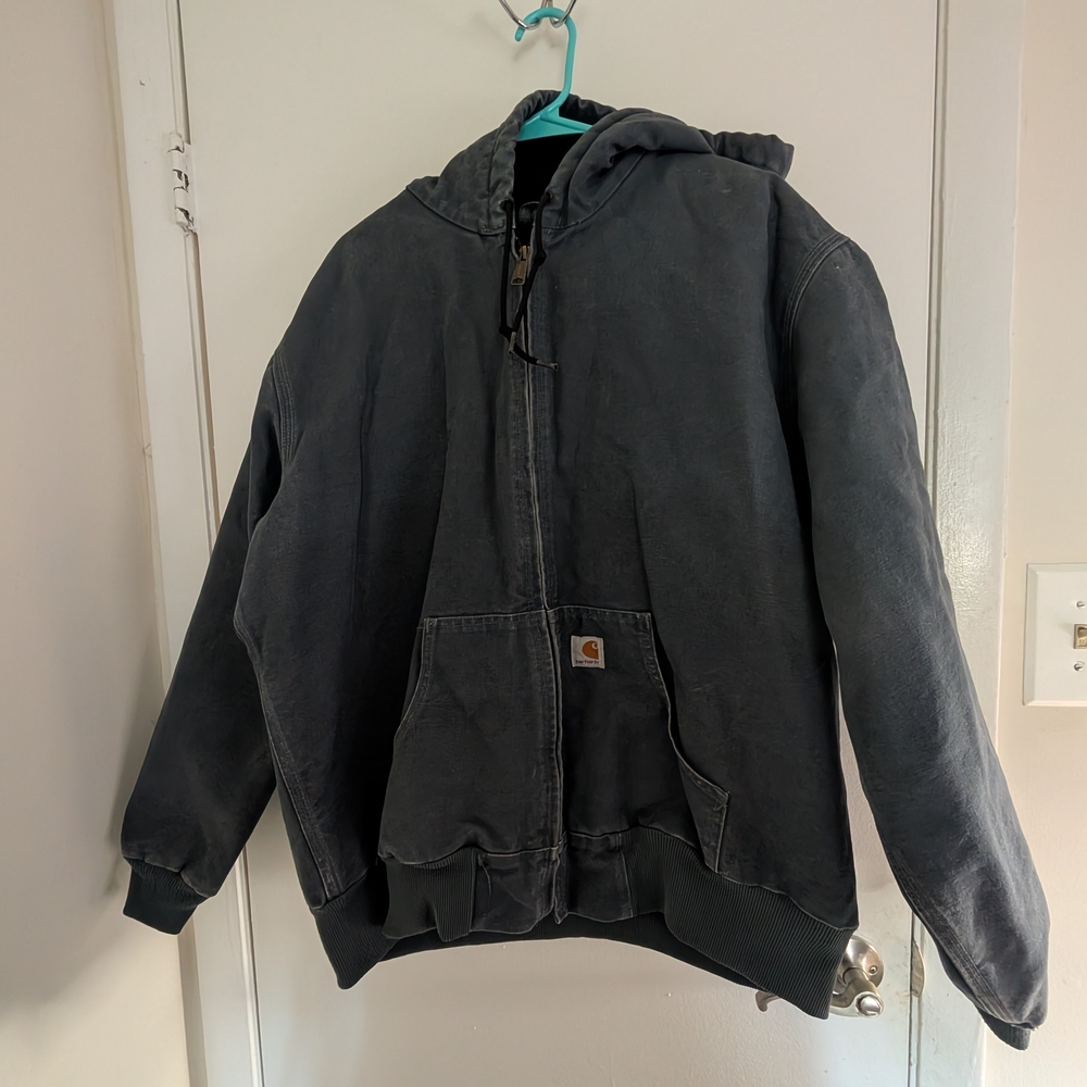 Carhartt Navy Blue Hooded Jacket